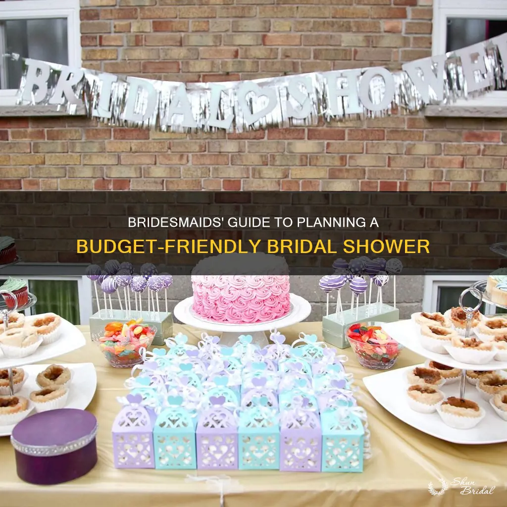 how much should bridesmaids spend on shower