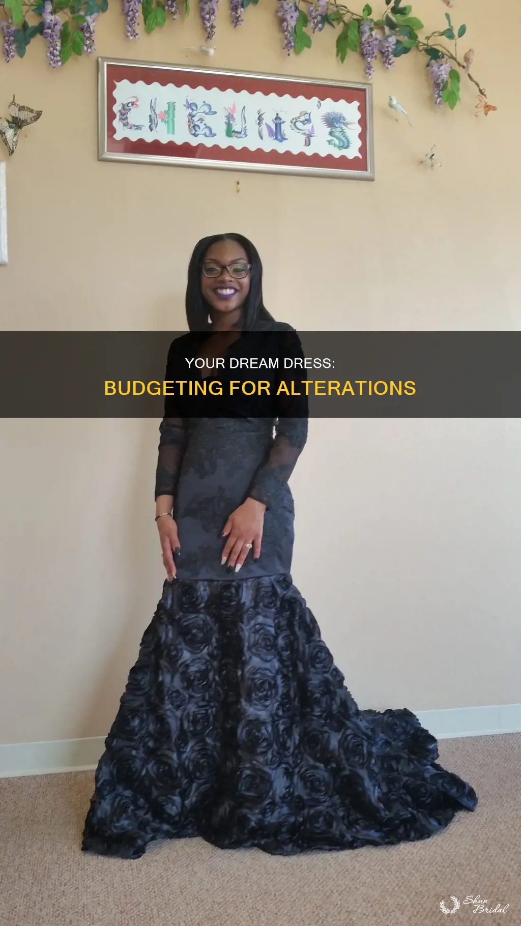 how much should I budget for wedding dress alterations
