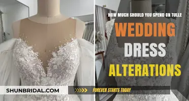 Tulle Wedding Dress Alterations: How Much Does It Cost?