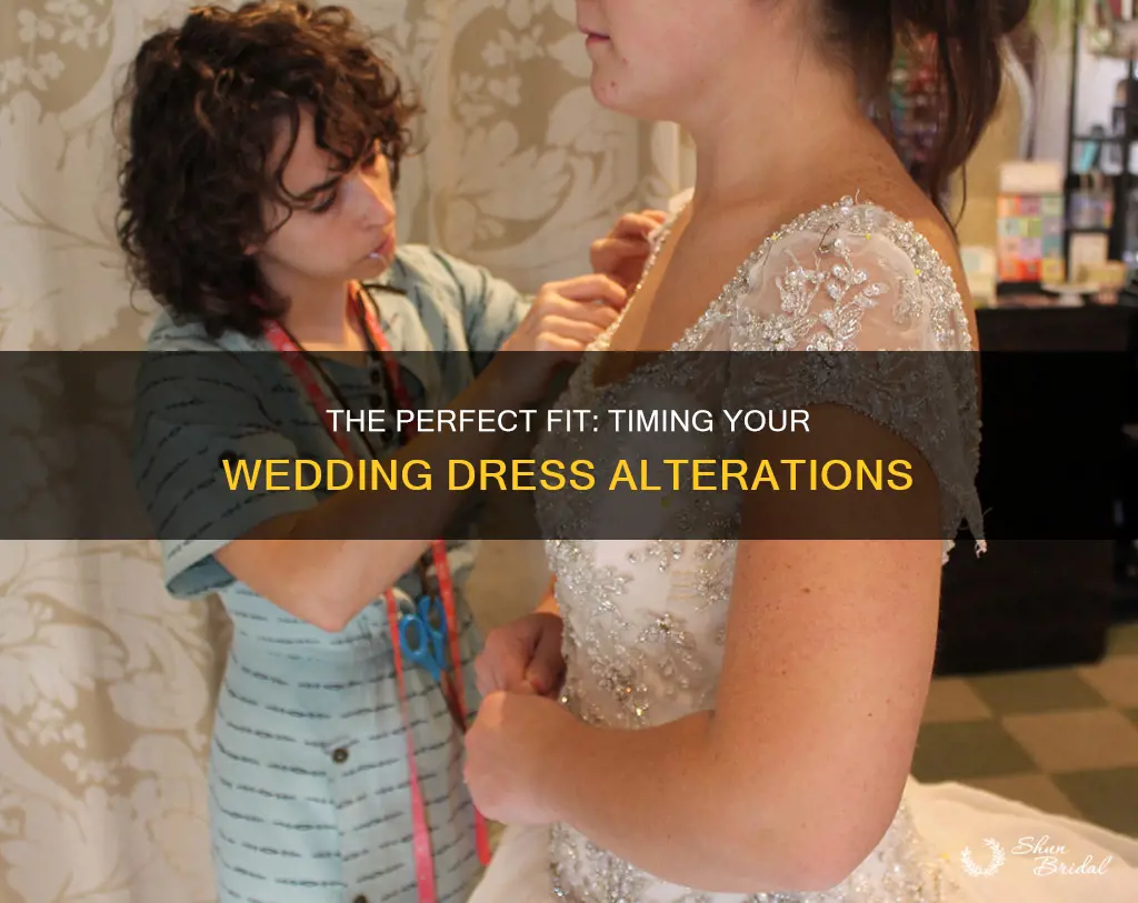 how much time for wedding dress alterations