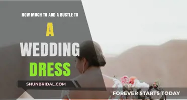 The Cost of Adding a Bustle to Your Wedding Dress