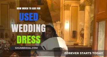 Asking Price for a Pre-Owned Wedding Dress