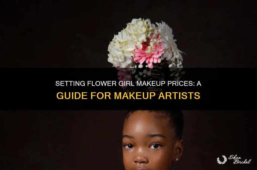 how much to charge for flower girl makeup