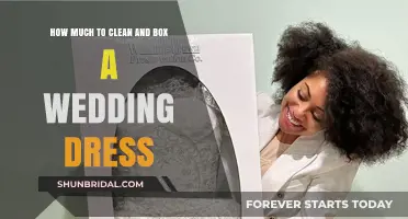 Preserving Your Wedding Dress: Cleaning and Boxing Costs