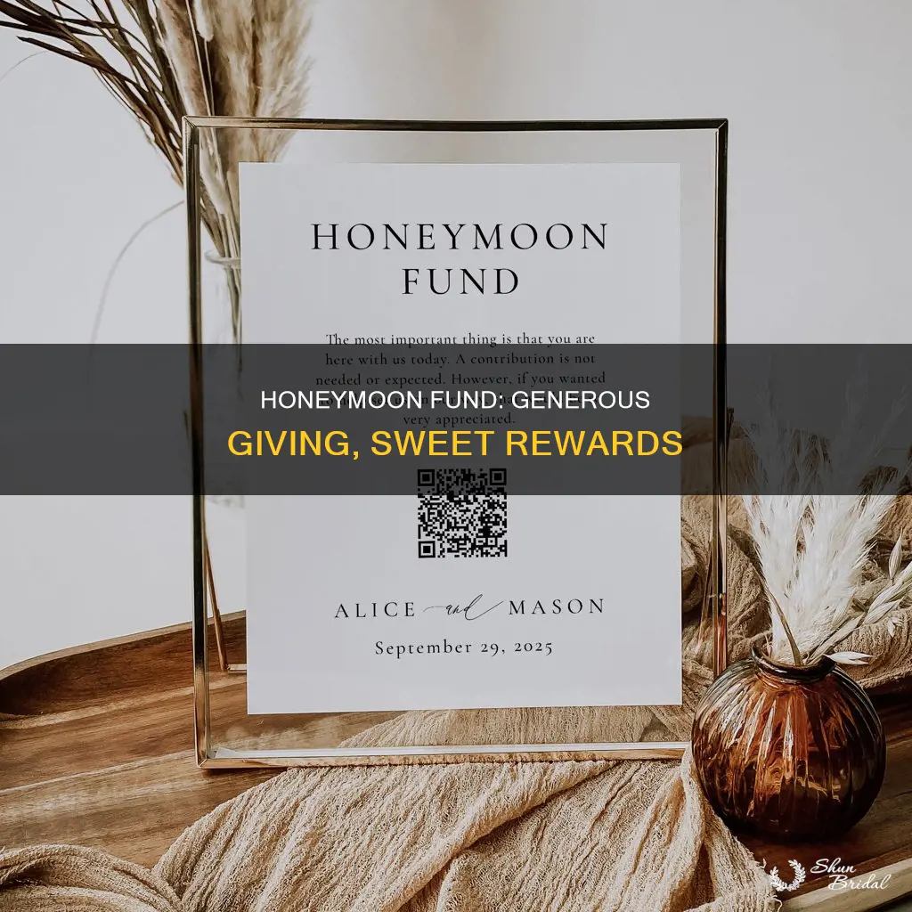 how much to donate to a honeymoon fund