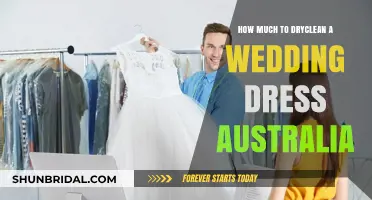 Wedding Dress Dry Cleaning: The Cost in Australia