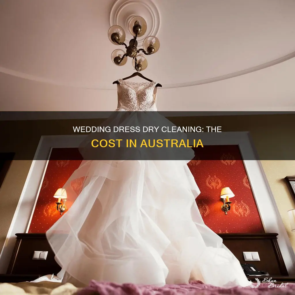 how much to dryclean a wedding dress australia