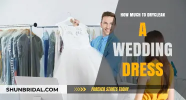 The Cost of Wedding Dress Dry Cleaning