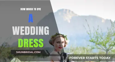 The Cost of Dyeing Your Wedding Dress