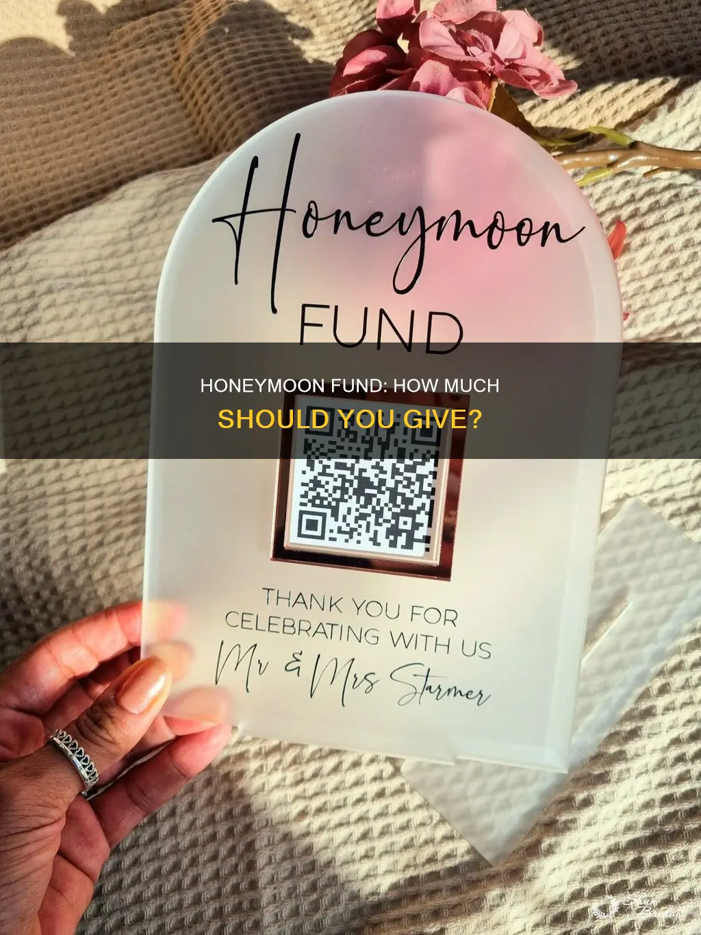 how much to give for honeymoon fund