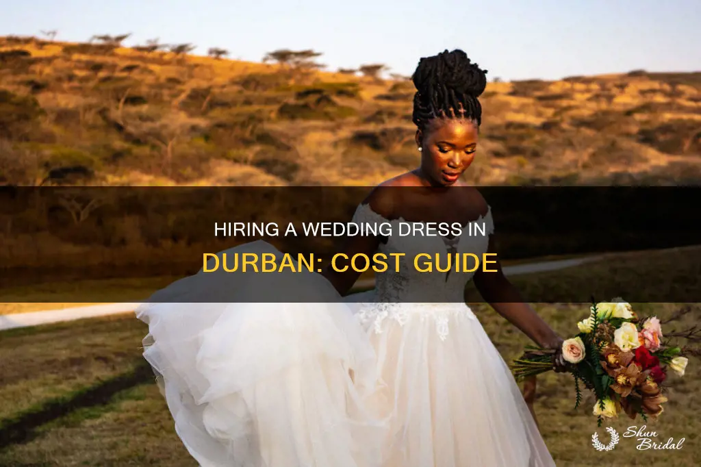 how much to hire a wedding dress in durban