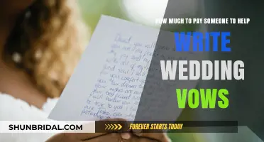 Crafting Perfect Wedding Vows: How Much Should You Budget for Help?