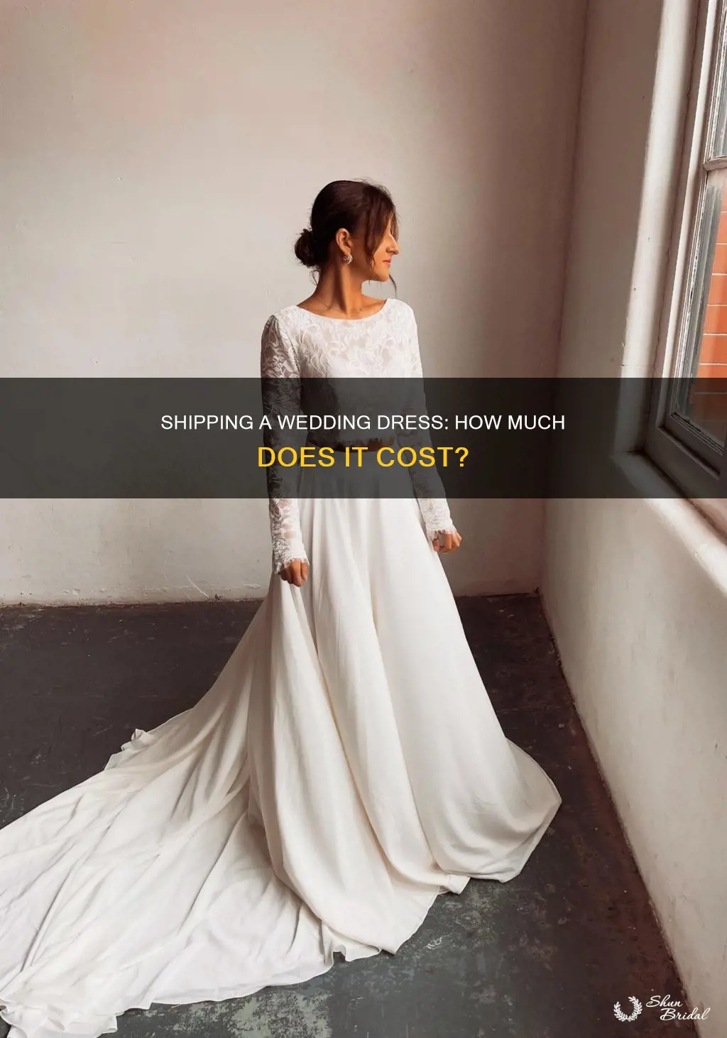 how much to post a wedding dress