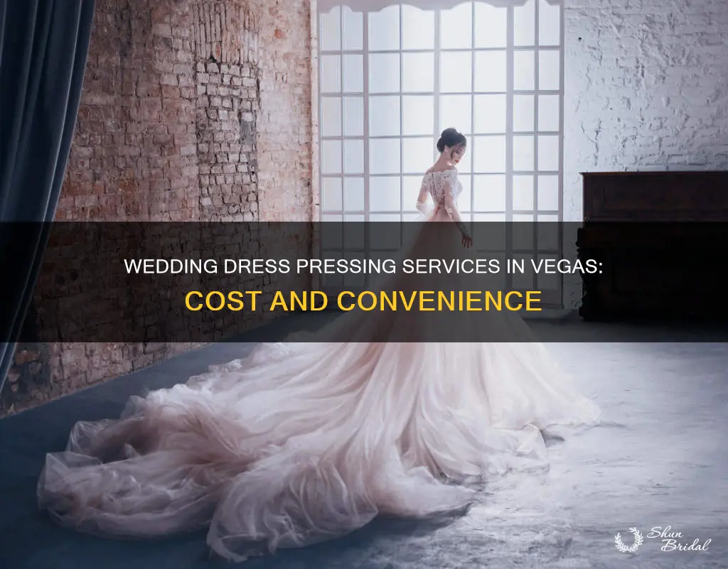 how much to press a wedding dress in vegas