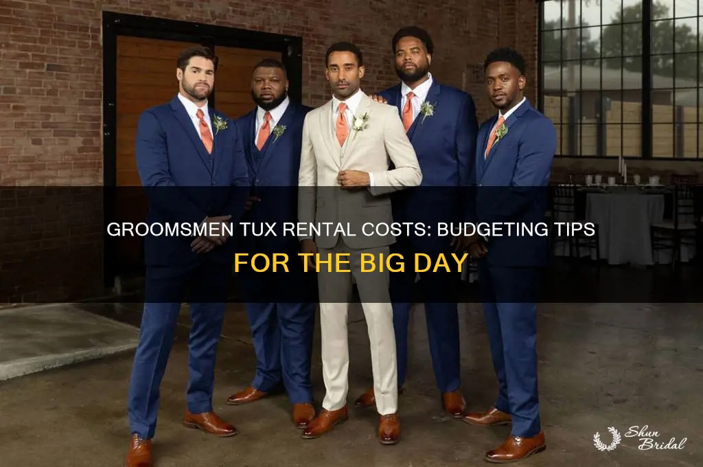 how much to rent groomsmen tux