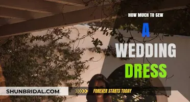 The Cost of Sewing Your Own Wedding Dress