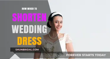 Shortening Your Wedding Dress: How Much Does It Cost?