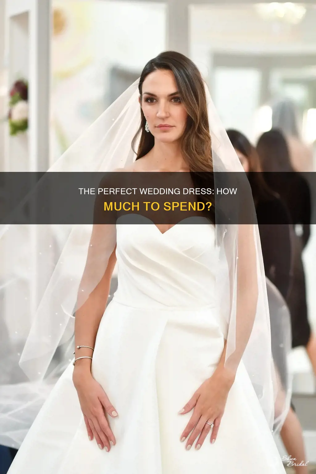 how much to spend on wedding dress