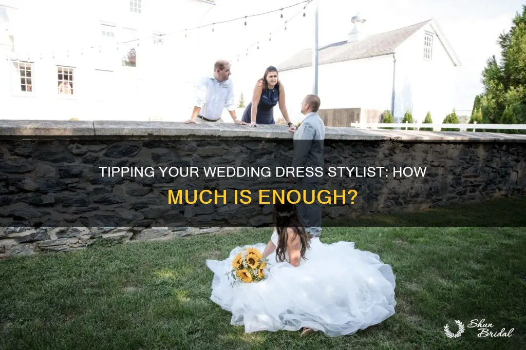 how much to tip wedding dress stylist