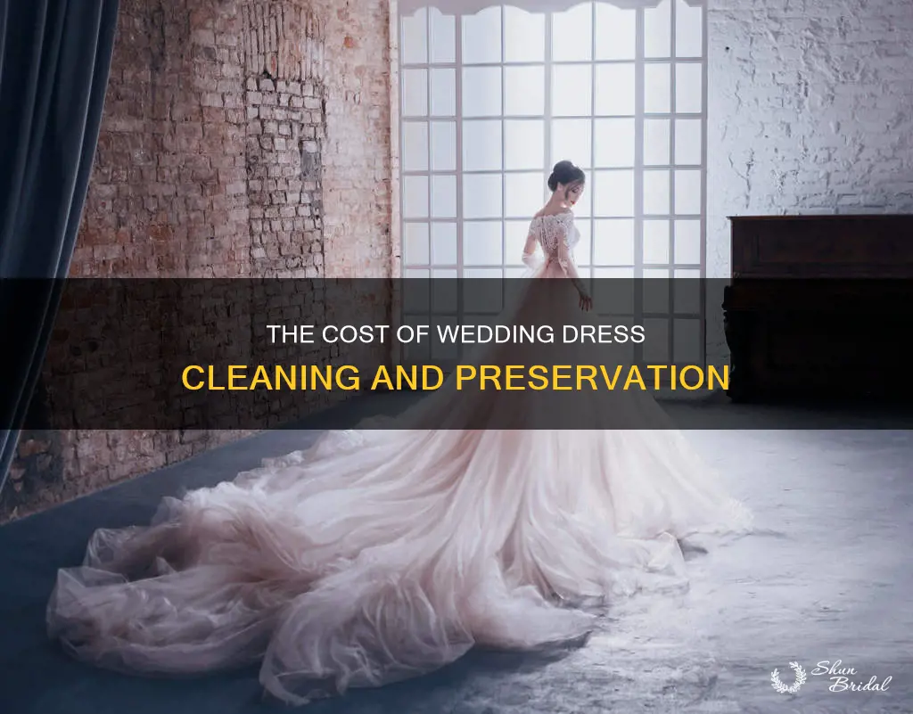 how much to wash a wedding dress