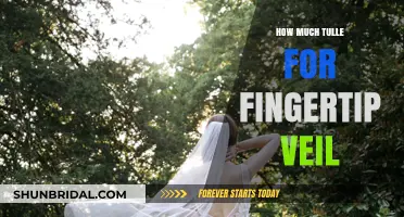 Perfect Tulle Amount for a Fingertip Veil: A Complete Guide