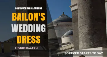 Adrienne Bailon's Wedding Dress: The Cost and Design