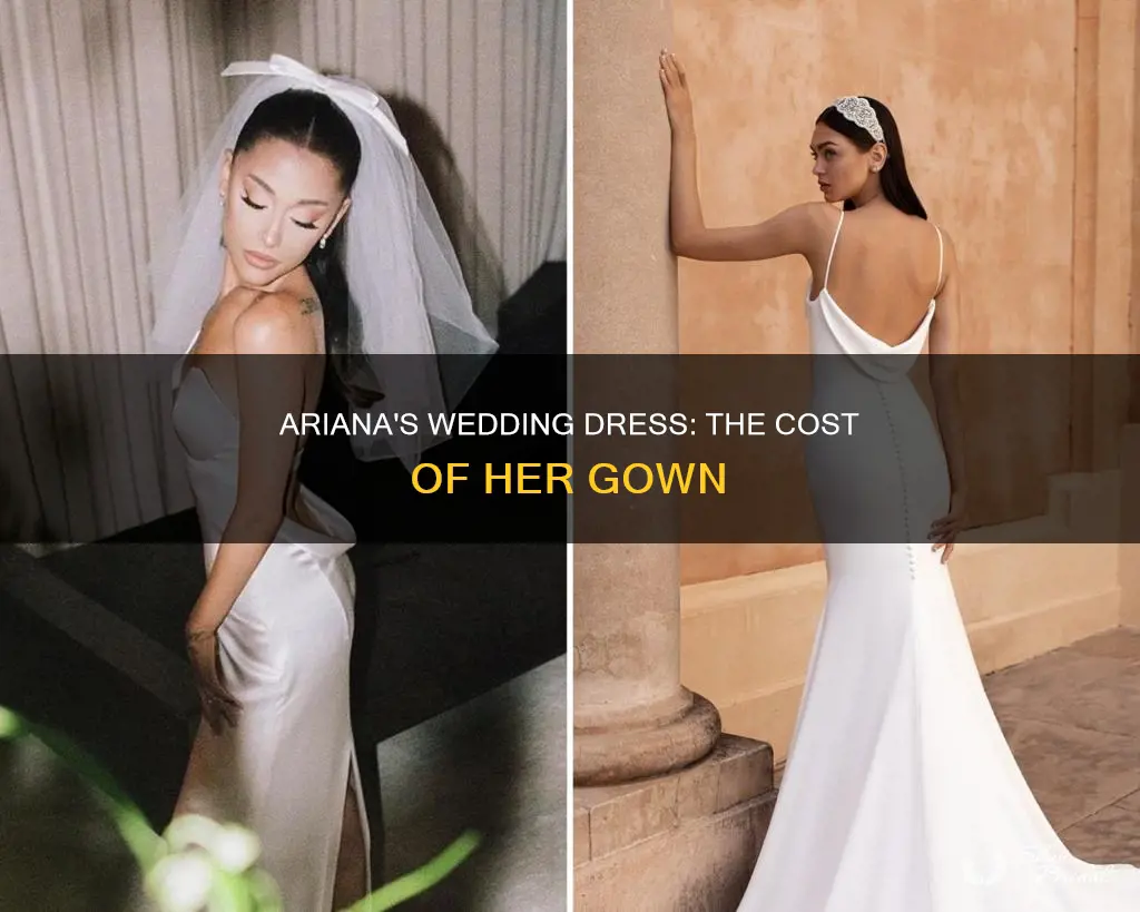 how much was arianas wedding dress