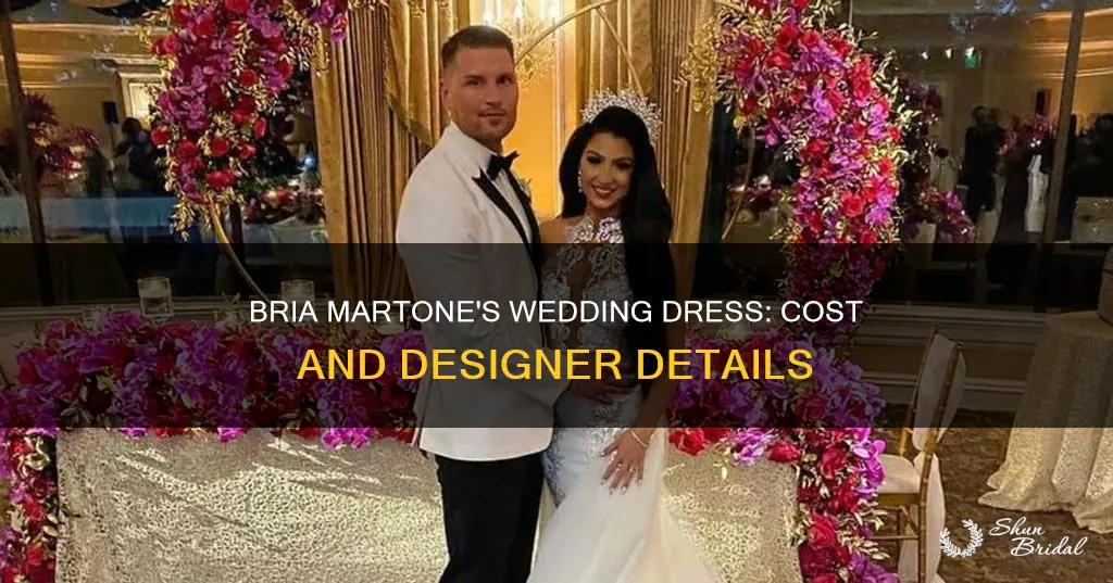 how much was bria martone wedding dress