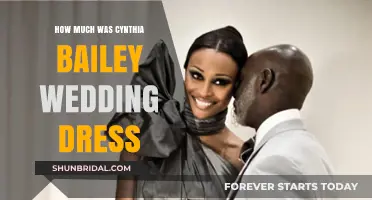 Cynthia Bailey's Wedding Dress: Cost and Designer Details