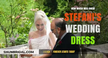 Gwen Stefani's Wedding Dress: The Cost of Couture