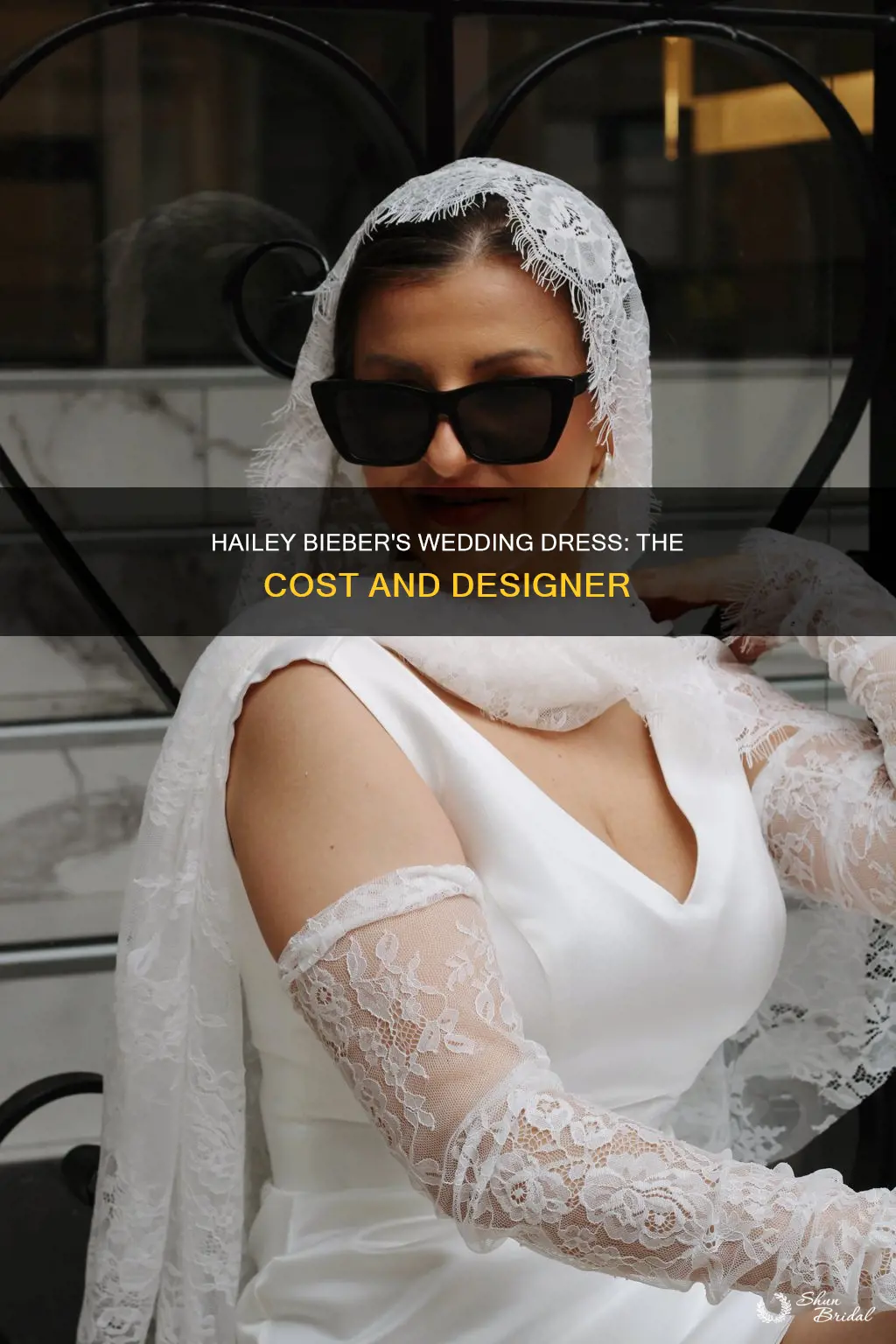 how much was hailey beibers wedding dress