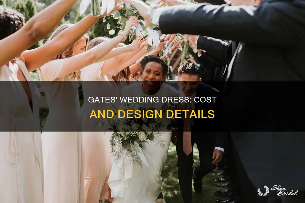 how much was jennifer gates wedding dress