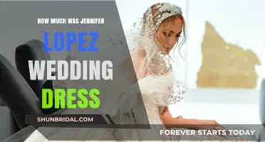 The Cost of Jennifer Lopez's Wedding Dress Revealed