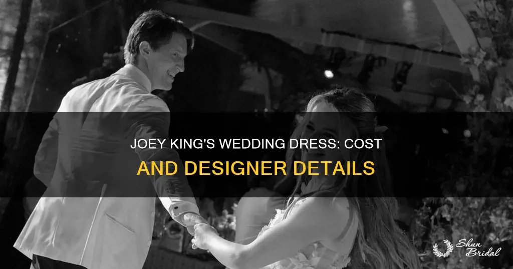 how much was joey kings wedding dress