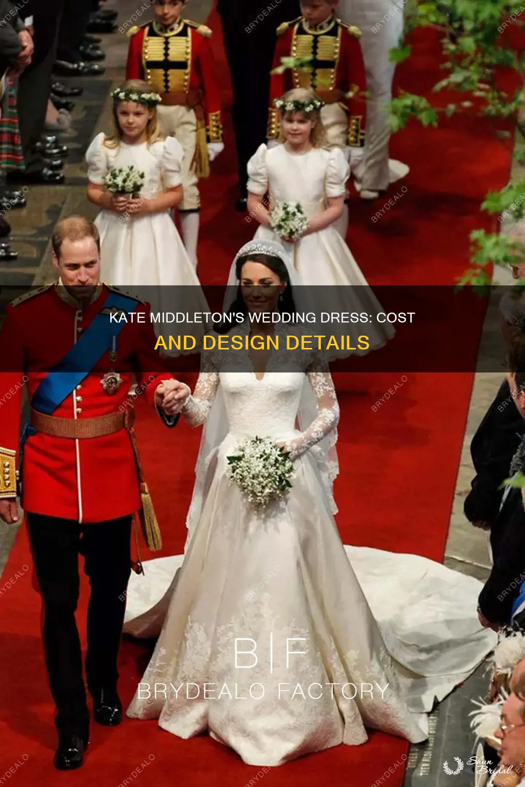 how much was kate middleton wedding dress