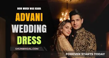 Kiara Advani's Wedding Dress: Cost and Details