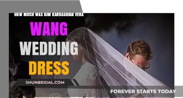 Vera Wang's Wedding Dress for Kim Kardashian: The Cost