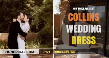 Lily Collins' Wedding Dress: The Cost of Couture