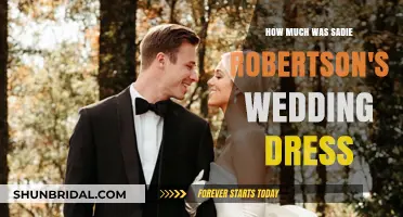 Sadie Robertson's Wedding Dress: The Cost of Her Gown