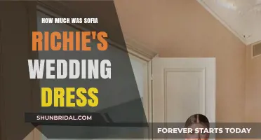 Sofia Richie's Wedding Dress: Cost and Designer Details