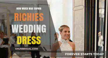 Sophia Richie's Wedding Dress: Cost and Details