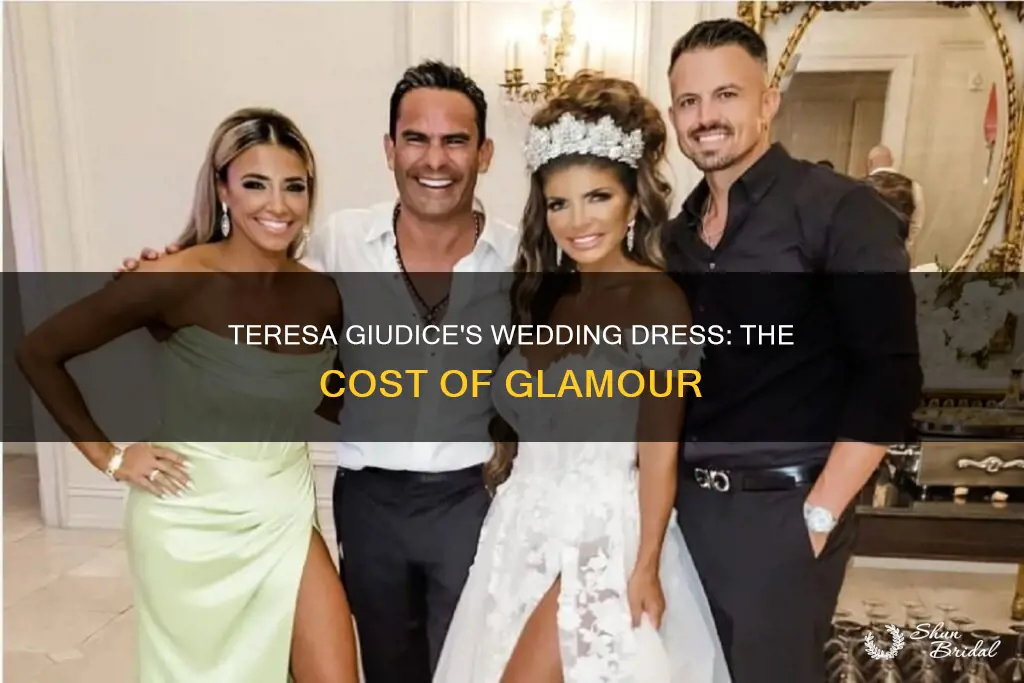 how much was teresa giudice wedding dress