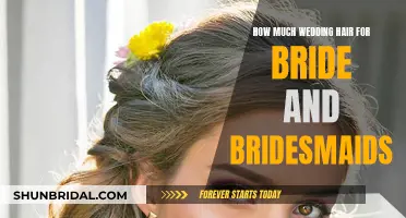 Brides and Bridesmaids: Wedding Hair, How Much is Needed?