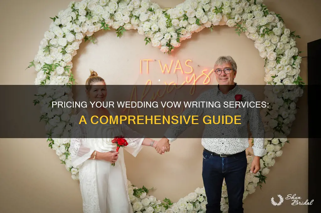 how much would you charge for wedding vow