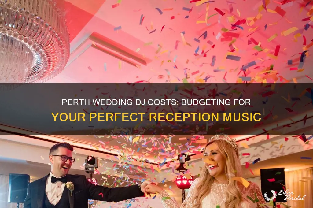 how muchd oes a wedding dj cost perth