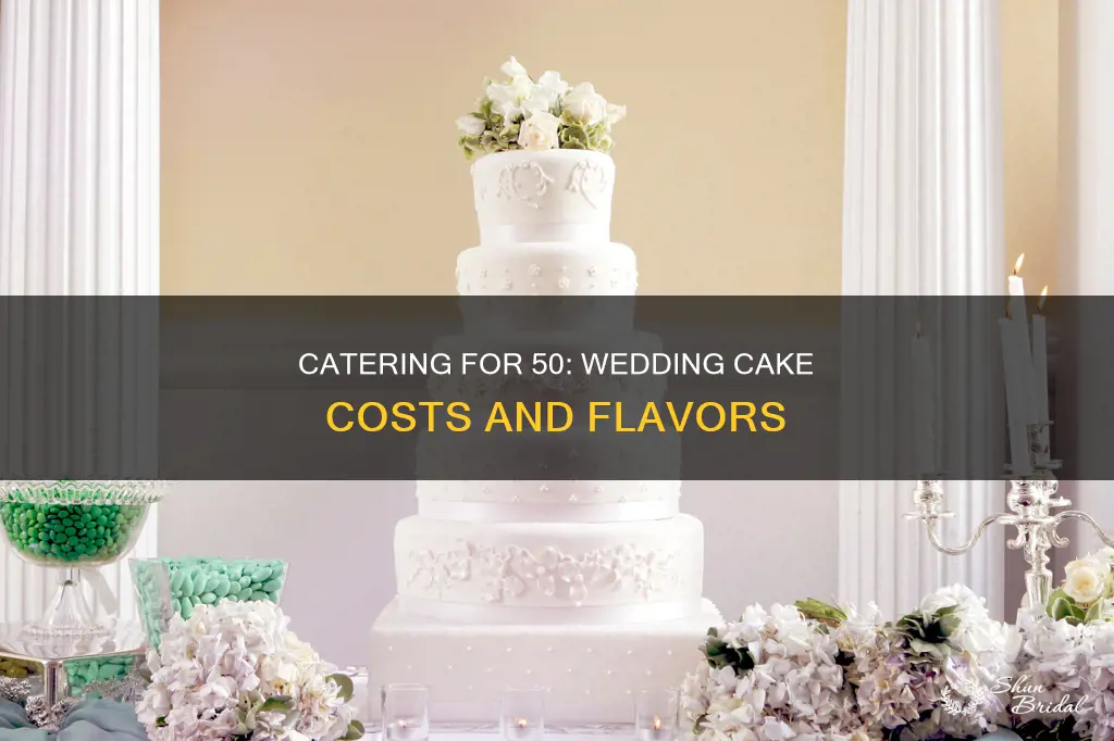 how muchis a wedding cake to feed 50