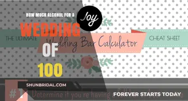 Perfect Pour: Estimating Alcohol for a 100-Guest Wedding Celebration