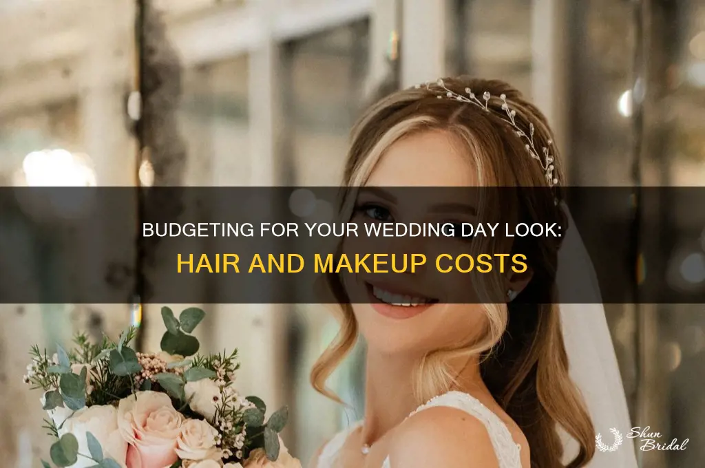 how muhc to spend on hair and makeup for wedding