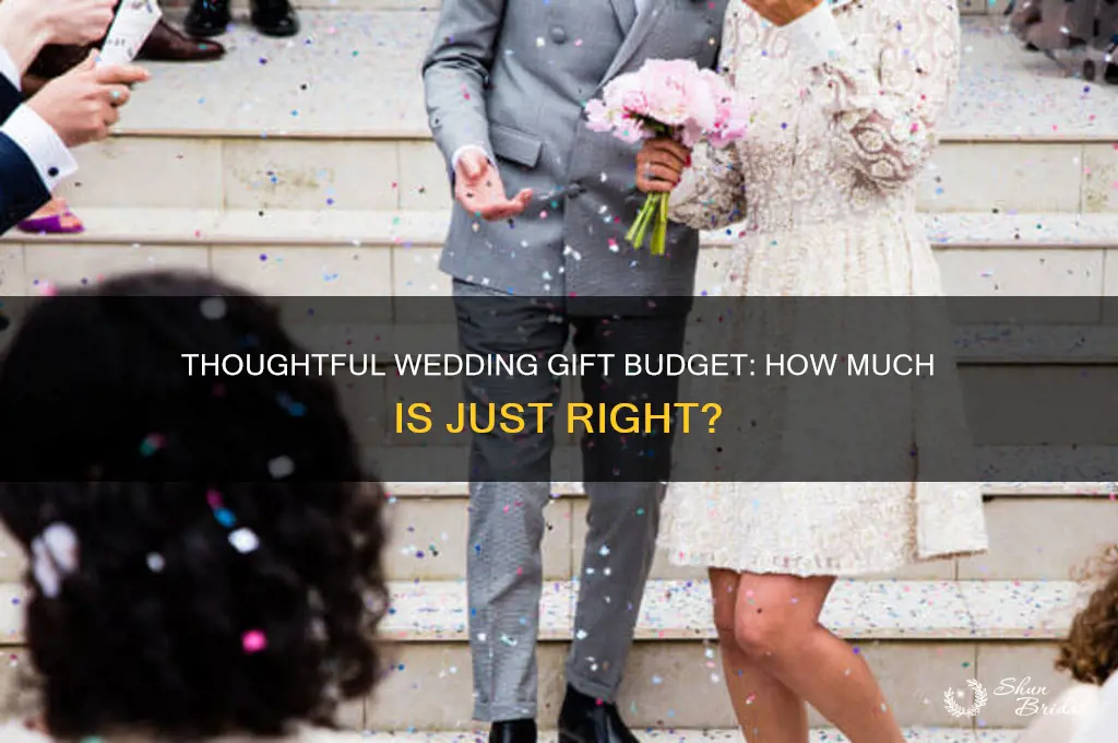 how munch money should you spend on a wedding gift