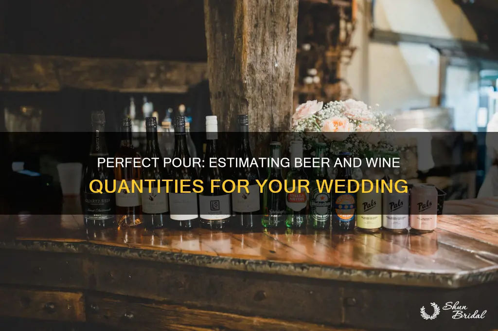 how mush beer and wine for a wedding